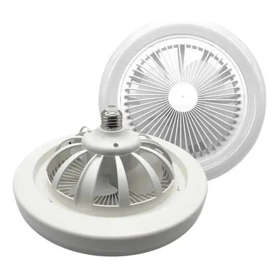 Ventilador portatil A 2pz Lámpara Multifunción 30w Entrada Común