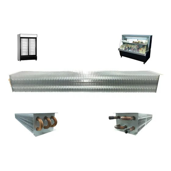 Vitrina refrigerada Condensador Evaporador Refriger 6 Tubo 90cm