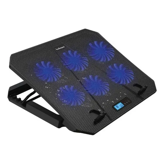 Ventilador portatil Base Refrigerante 6 Lcd Led Cooler Color