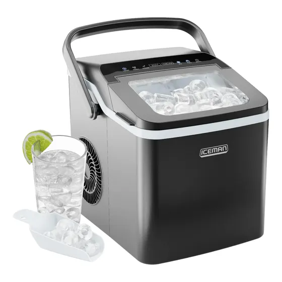 Maquina de hielo​ Máquina Hielo Iceman, Encimera Portátil Doble