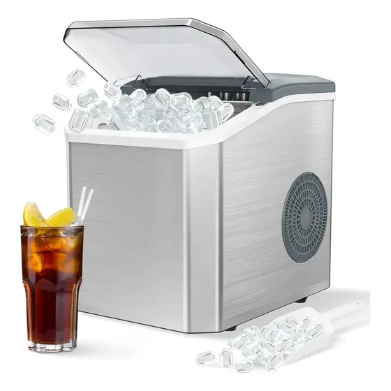 Maquina de hielo Máquina Hielo Eléctrica Portátil Para El Hogar