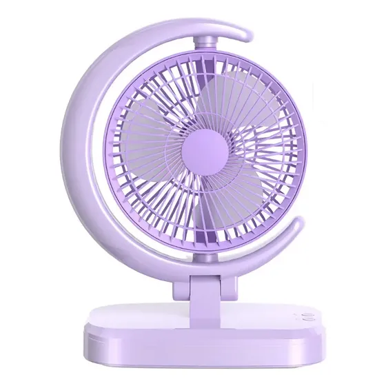 Ventilador silencioso Lampara Escritorio Recargable Oficina