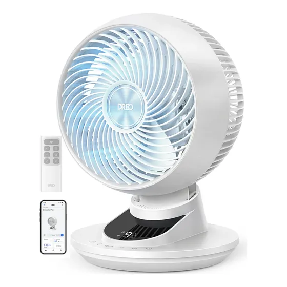 Ventilador portatil Fan Dreo, 30 Cm, Control Inteligente