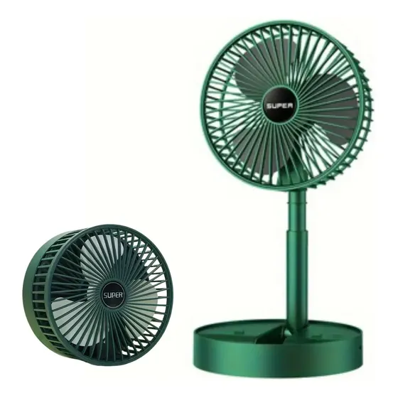 Ventilador portatil Escritorio Oficina Recargable Plegable Porta
