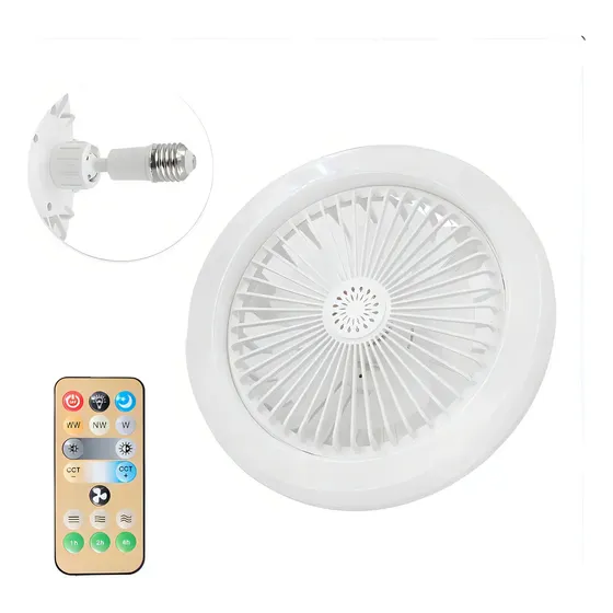 Ventilador silencioso de Mesa Genérica Turbo con Control Remoto