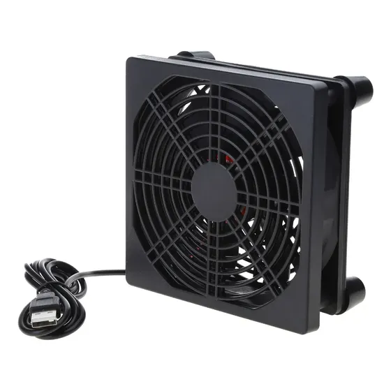 Ventilador silencioso De Refrigeración Ultrasilencioso Router Tv
