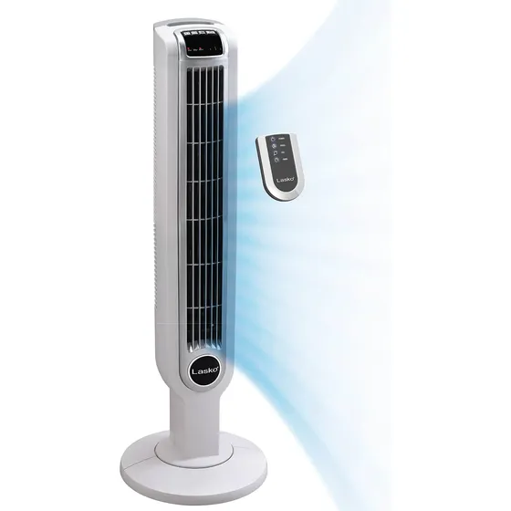 Ventilador de pie Tipo Torre Lasko 2510, 36 Cm, Oscilante, 3