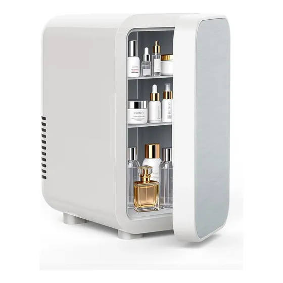 Refrigerador Mini Facial Fansexpert 6l Panel Vidrio Frio Cal