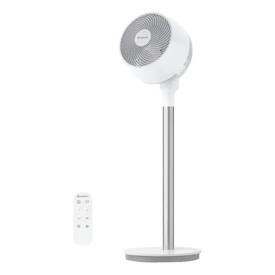 Ventilador de pie Airmate 9 Aspas, Silencioso 25 Db