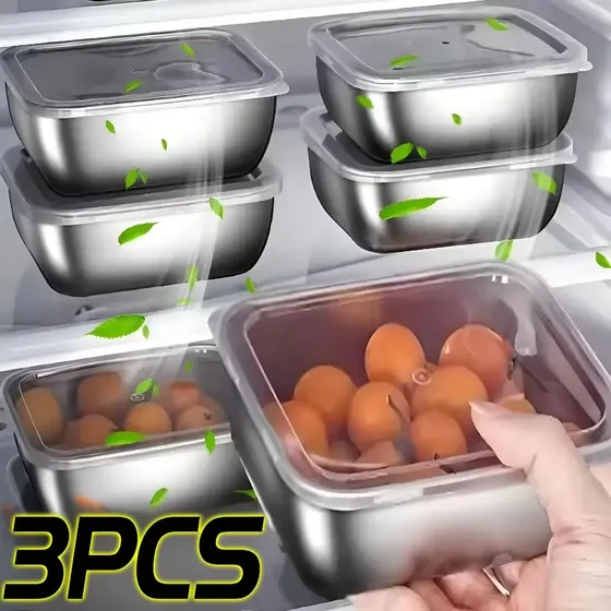 Congeladora pequeña Recipientes De Almacenamiento De Alimentos