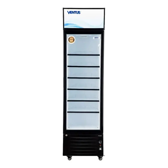 Visicooler 1 Puerta 290 Litros Luz Led LG-290led Ventus Negro