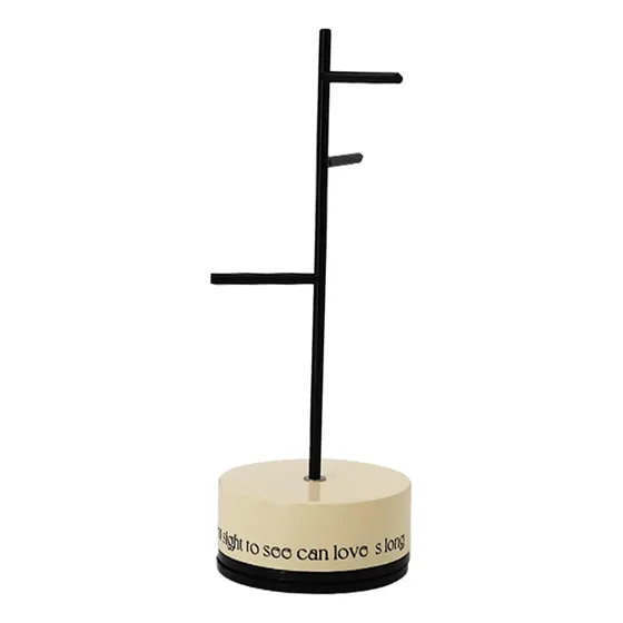 Vitrina Pastelera Soporte Giratorio Para Joyas De Mesa Negro