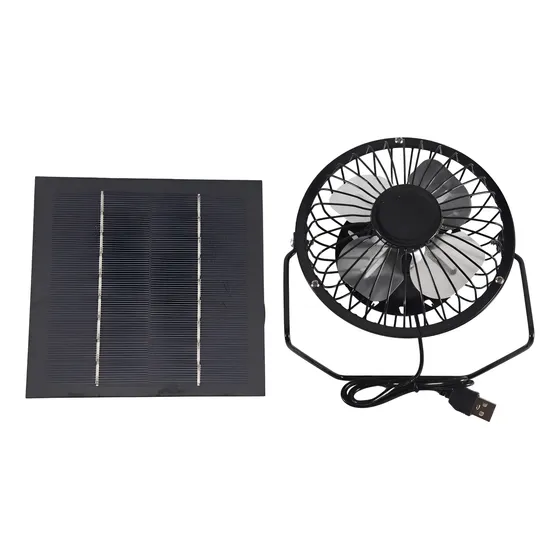 Ventilador portatil Solar Portátil 5w 4 Pulgadas Chile