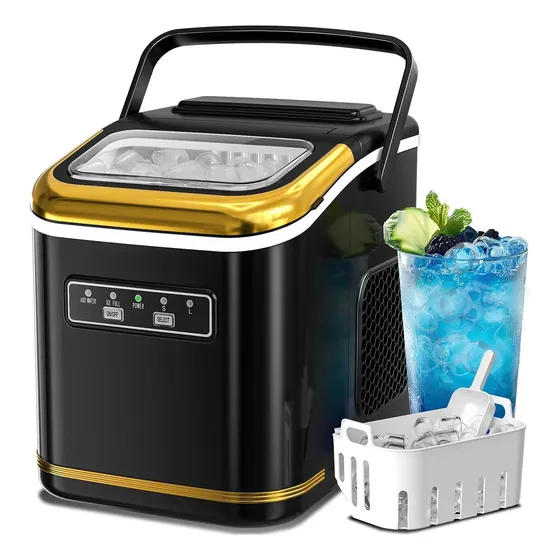 Maquina de hielo​ Máquina Eléctrica Hielo, Compacta Y Perfecta