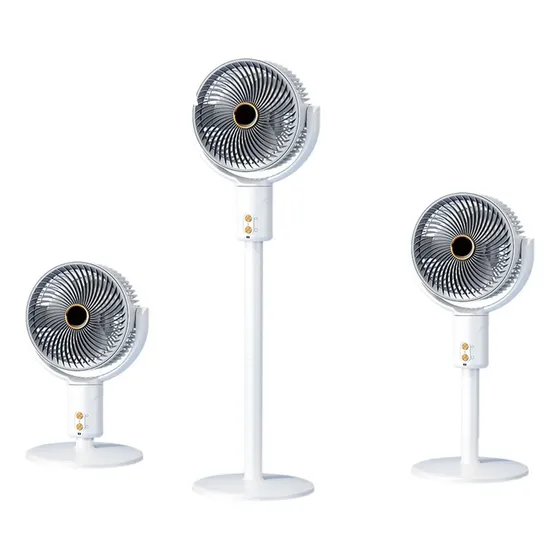 Ventilador de pie Oscilante Silencioso Recargable|. 6 Cm White