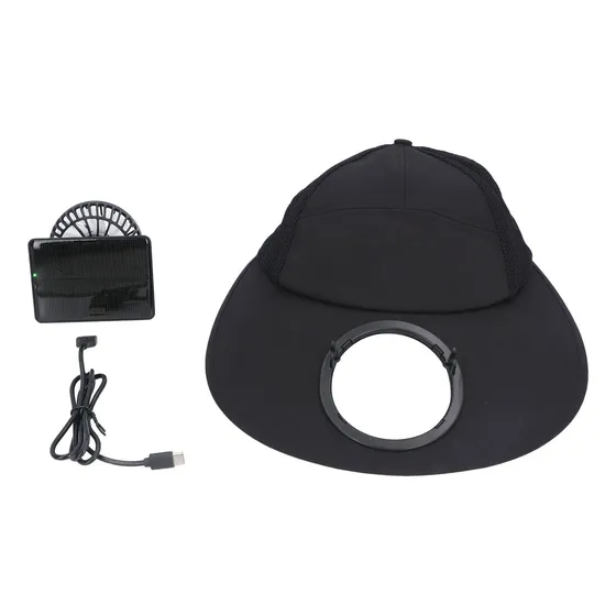 Ventilador portatil Para Gorro De Pesca, Funciona Con Energía