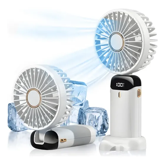Ventilador silencioso de Mano Portátil Recargable