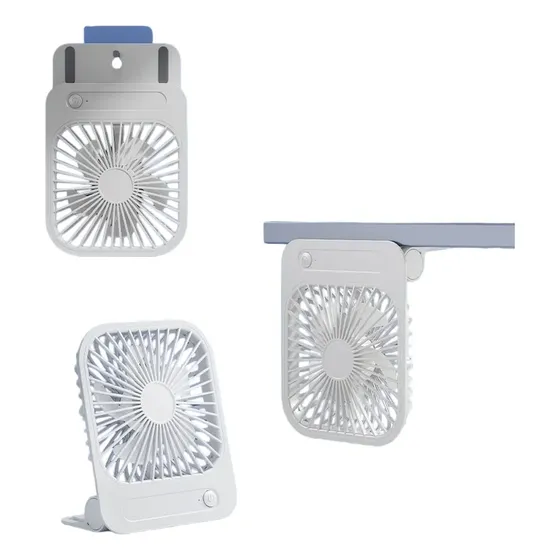 Ventilador silencioso Magnético De Escritorio Y Pared Blanco