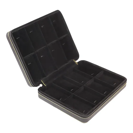 Vitrina Pastelera Caja Organizadora De Joyas Portátil Con Forro