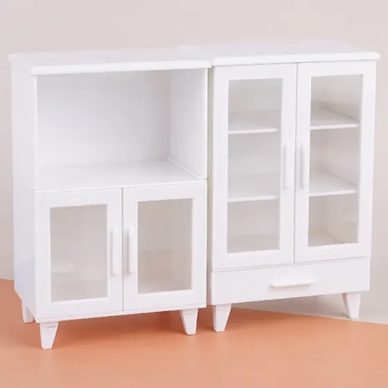 Vitrina Pastelera Minimueble Para Muñecas Dollhouse Cupboard