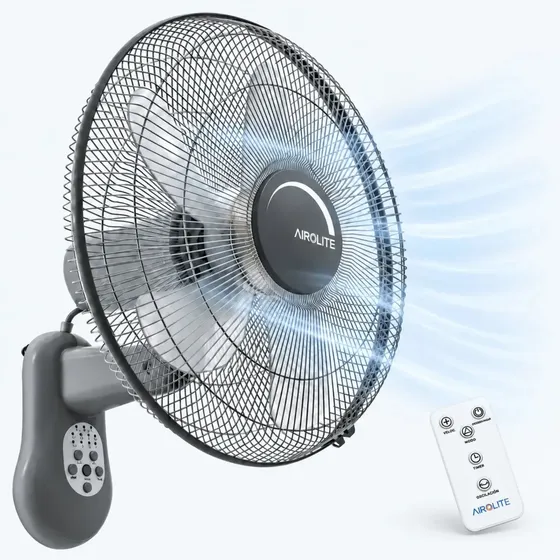 Ventilador silencioso Pared Muro 16" V16m6r Airolite Control