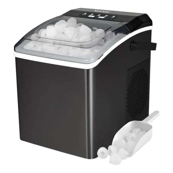 Maquina de hielo​ Koolatron Hielo En Encimera: Máquina Compacta