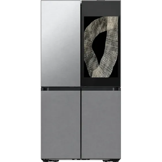 Refrigerador Samsung Bespoke Rf29db9950qdzs Inverter Plata