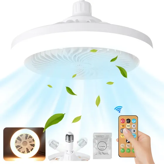 Ventilador de pie Lámpara Multifunción Con Foco Led 30 W 1 Ventilador de pie Lámpara Multifunción Con Foco Led 30 W