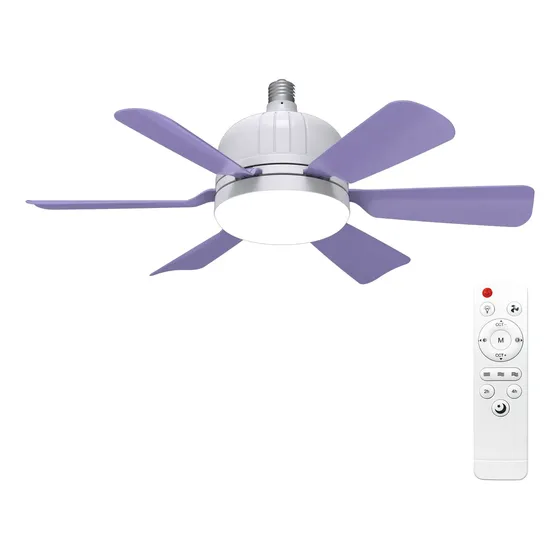 Ventilador silencioso 2027 Extraíble Con Seis Luces