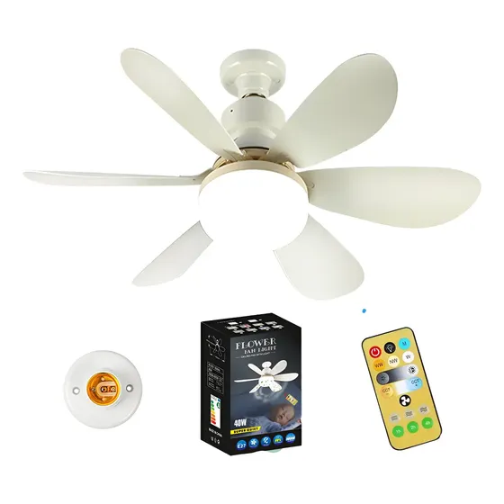 Ventilador silencioso Lampara Ventiladores De Techo Modernos