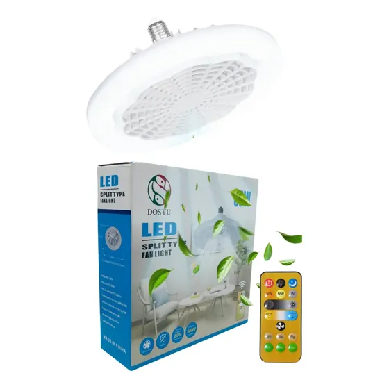 Ventilador silencioso De Techo Moderno Con Luz Led