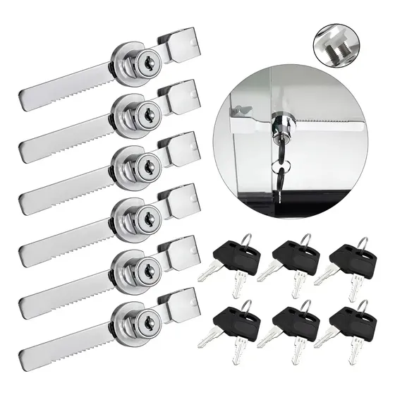 Vitrina Pastelera 6 Piezas Cerradura O Chapa Para Deslizable