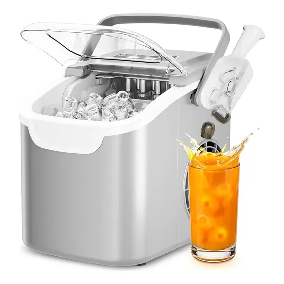 Maquina de hielo Fabricadora Hielo Antarctic Star Hzb12q 1.2l