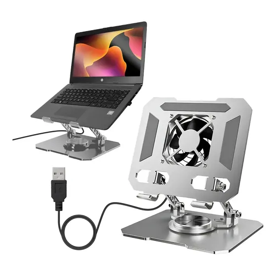 Ventilador portatil Soporte Para Laptop Notebook Y Tablet
