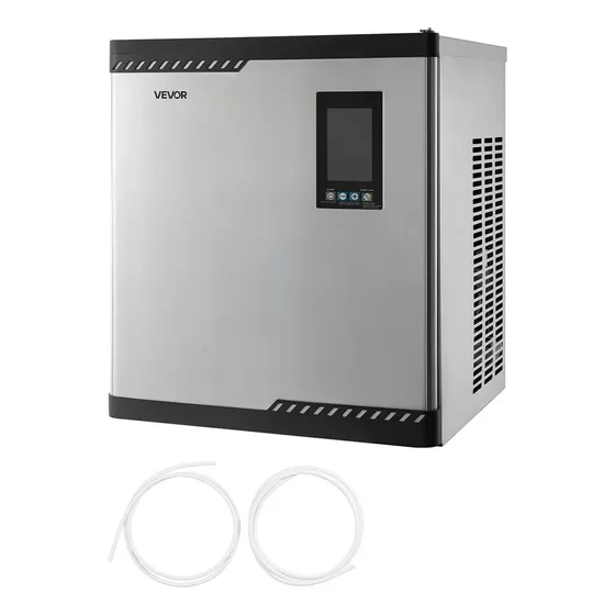 Maquina de hielo​ Máquina Hielo Comercial Cabezal, 136kg/día