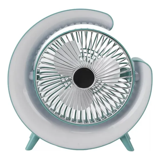 Ventilador silencioso De Escritorio Con Lámpara Nocturna Rgb