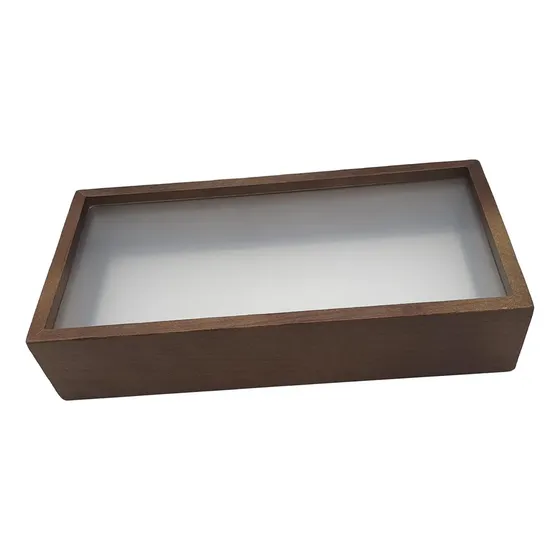 Vitrina Pastelera Decorativa Con Diseño De Flores Secas Shadow