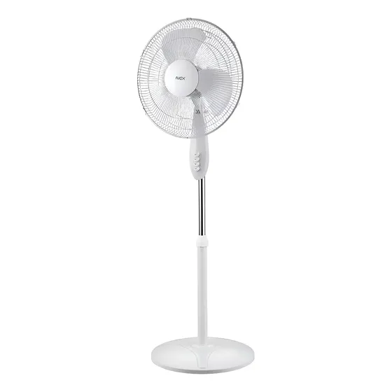 Ventilador de pie Pedestal Nex Blanco con Oscilación y 3