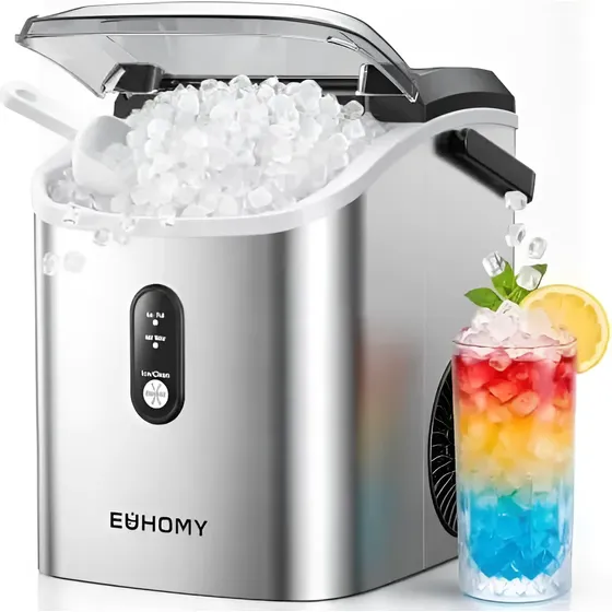 Maquina de hielo​ Encimera Para Hacer Hielo En Pepitas Euhomy