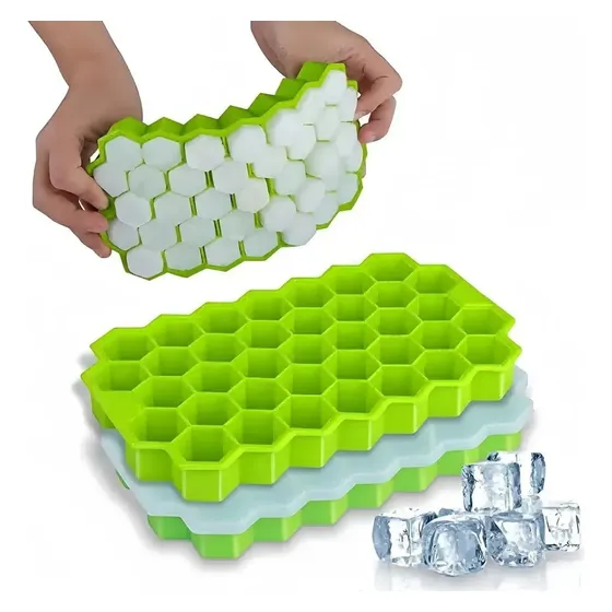 Congeladora pequeña Molde De Silicona Panal Para Cubos De Hielo