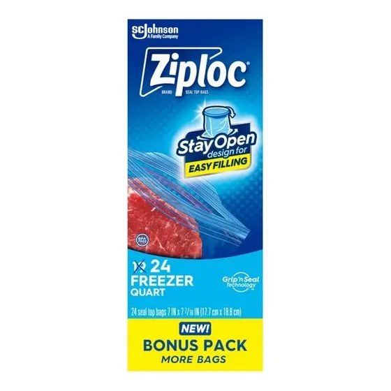 Congeladora pequeña Bolsas De Almacenamiento De Alimentos Ziploc