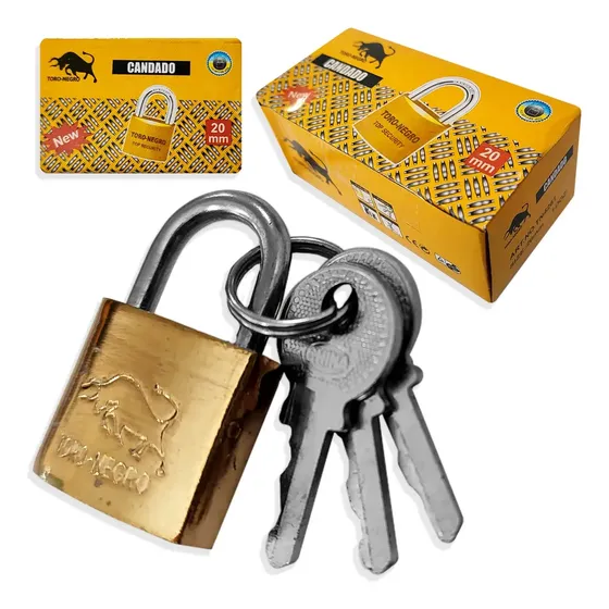 Vitrina Pastelera Pack de 12 Candados Clásicos de Seguridad Toro