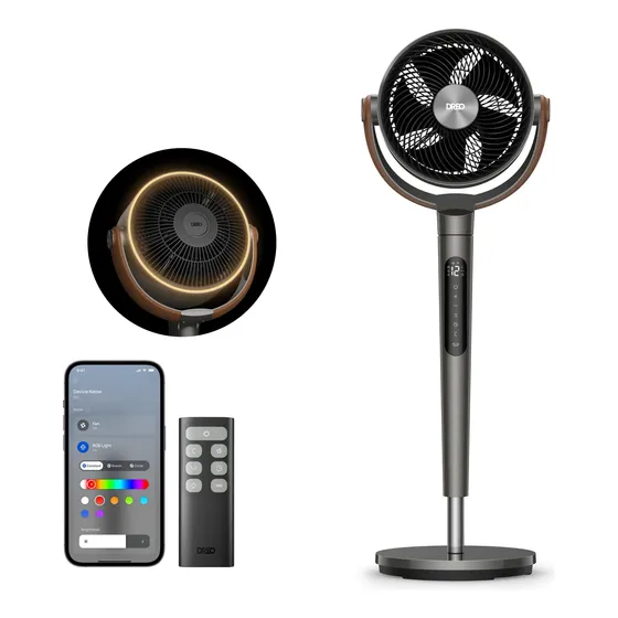 Ventilador de pie Pedestal Inteligente Dreo Con Control Wi-fi