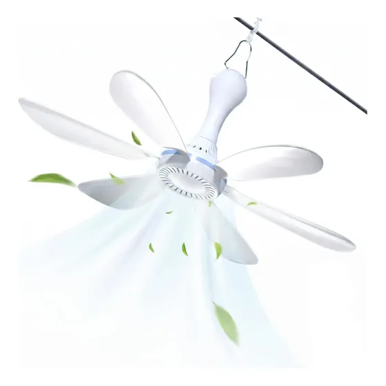 Ventilador silencioso De Techo Plegable Usb Con Control 5.6ft