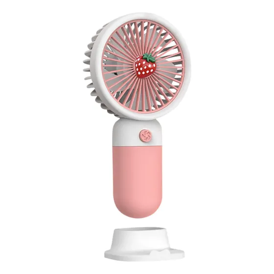 Ventilador de pie Abanico Mano Diseño Fruta Tamaño Pequeño
