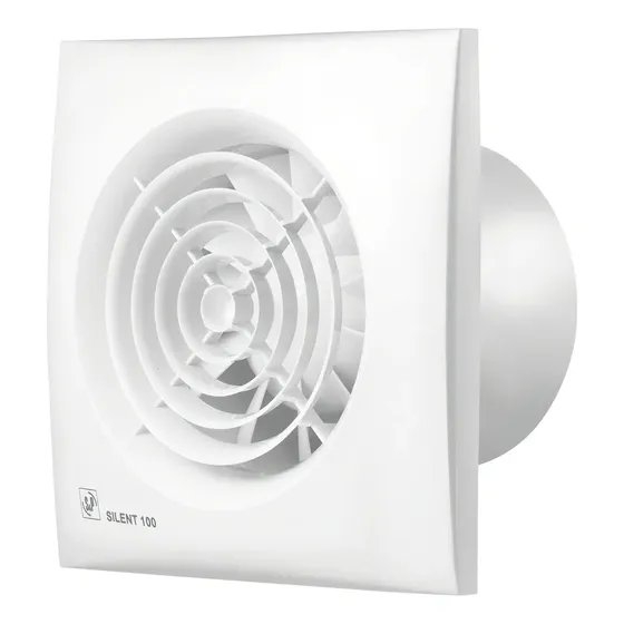 Ventilador silencioso Extractor de Aire SP Silent-100 CZ Blanco